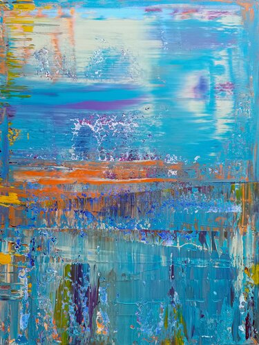 Echoes Of The Sea van Driss Dahhan, Schilderij te koop op Singulart