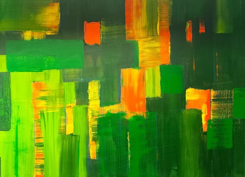 Fragments Of Life van Driss Dahhan, Schilderij te koop op Singulart