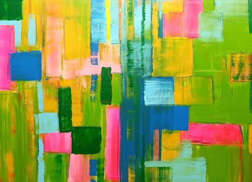 Light Pigments van Driss Dahhan, Schilderij te koop op Singulart