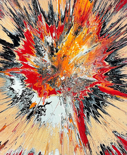 Ausbruch von Giovanni De Luca, Malerei kaufen auf Singulart