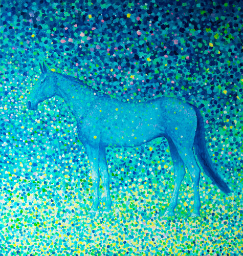 Blue light. Horse series Andrei Sitsko