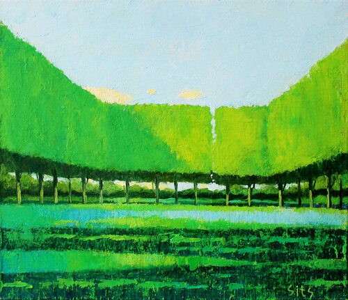 City park VI. Landscape series van Andrei Sitsko, Schilderij te koop op Singulart