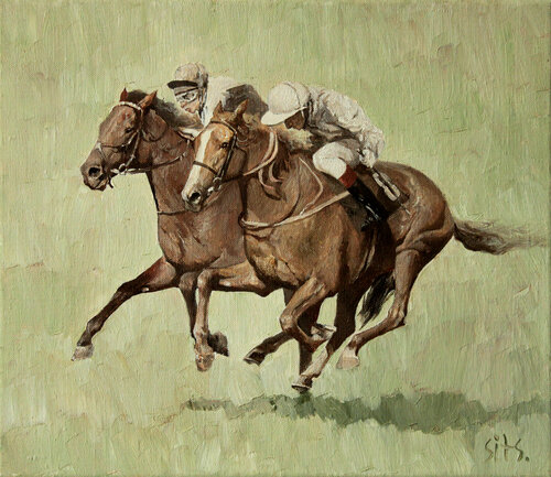 Gallop van Andrei Sitsko, Schilderij te koop op Singulart