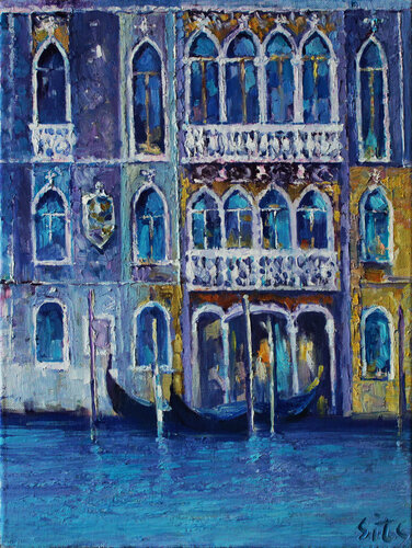 Fragments of Venice van Andrei Sitsko, Schilderij te koop op Singulart