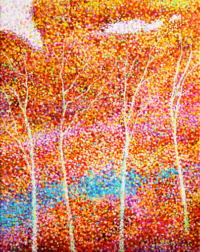 Autumn colors. Landscape series. van Andrei Sitsko, Schilderij te koop op Singulart