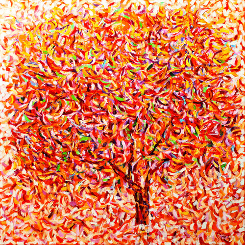 Apple tree III von Andrei Sitsko, Malerei kaufen auf Singulart