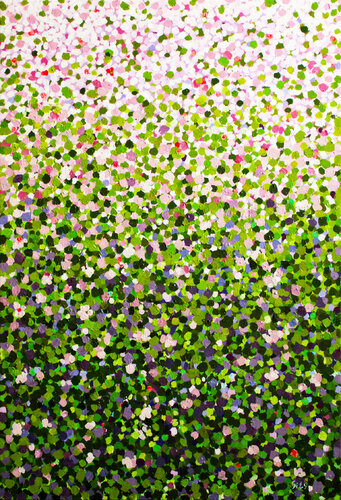 Spring greenery. Abstract series. van Andrei Sitsko, Schilderij te koop op Singulart
