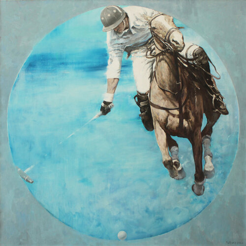 VI p.m. Horse series di Andrei Sitsko, Pittura in vendita su Singulart