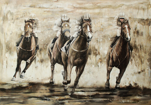 Gallop van Andrei Sitsko, Schilderij te koop op Singulart