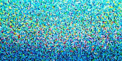 The garden XV Abstract series van Andrei Sitsko, Schilderij te koop op Singulart