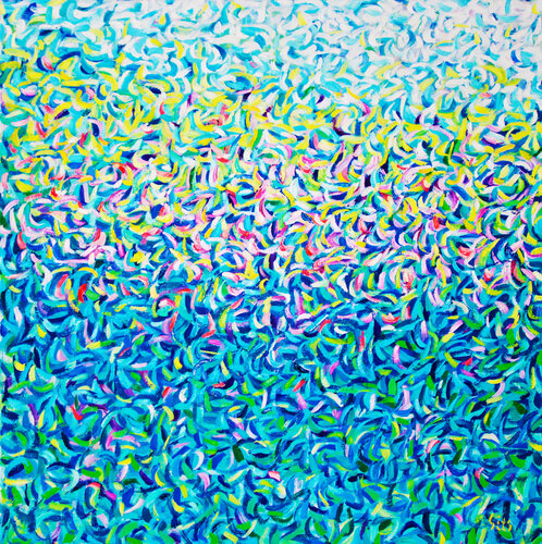 The garden XVII di Andrei Sitsko, Pittura in vendita su Singulart