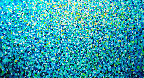 Sun glare on the water. von Andrei Sitsko, Malerei kaufen auf Singulart