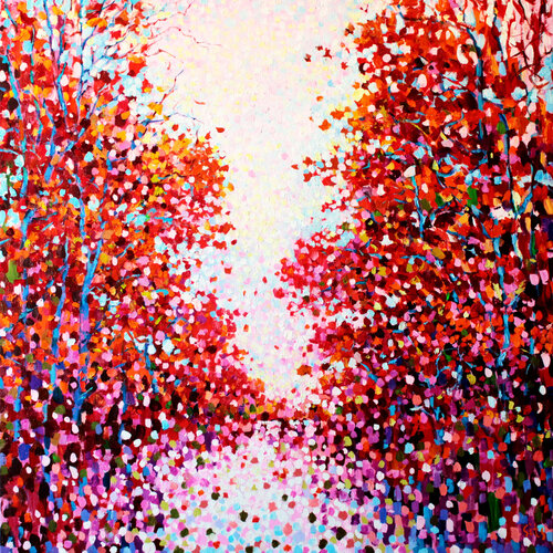 Trees by the Water IV by Andrei Sitsko, Painting for Sale on Singulart