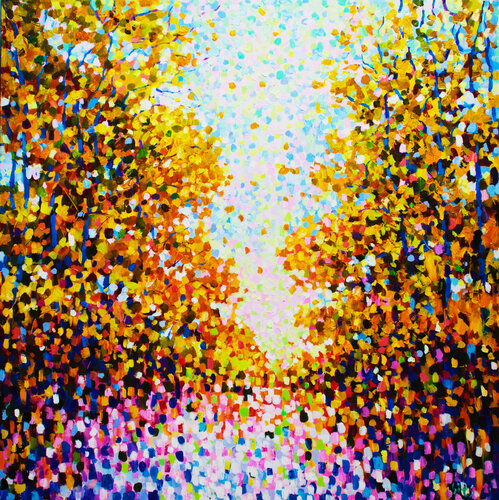 Trees by the water VII par Andrei Sitsko, Peinture en vente sur Singulart