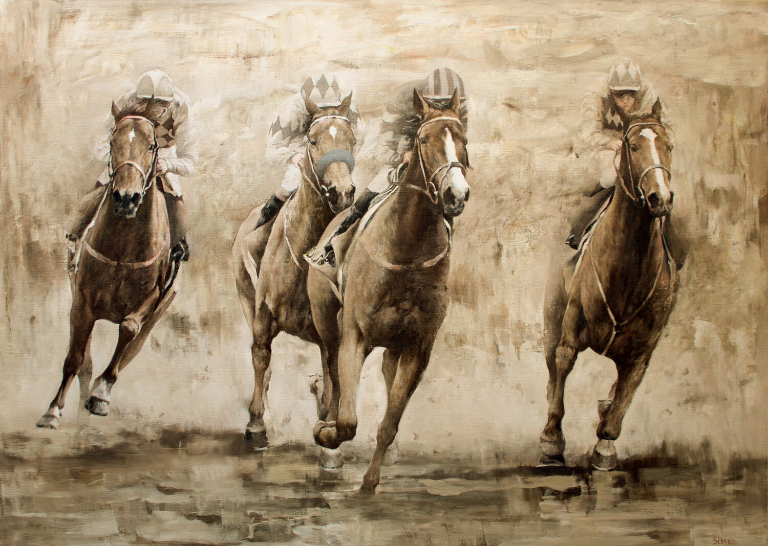 Derby. Horse series Andrei Sitsko