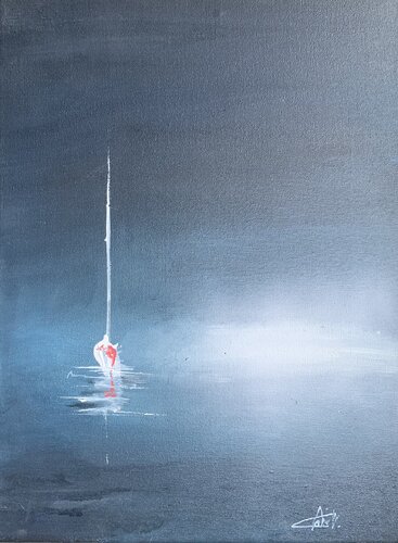 Seul di Claire Morand, Pittura in vendita su Singulart
