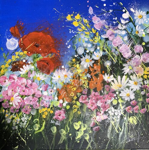 Feux d’artifice d’avril van Claire Morand, Schilderij te koop op Singulart