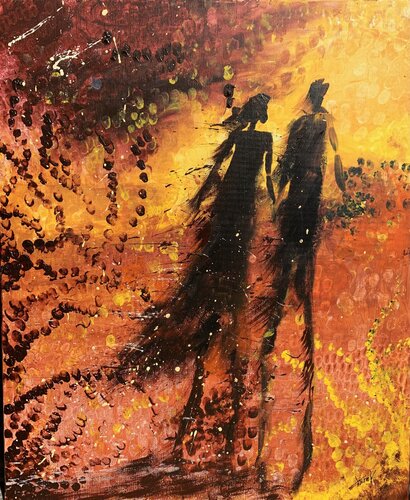 Toi et moi van Claire Morand, Schilderij te koop op Singulart