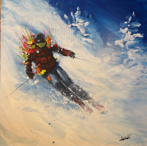 Blitz au Bettex von Claire Morand, Malerei kaufen auf Singulart