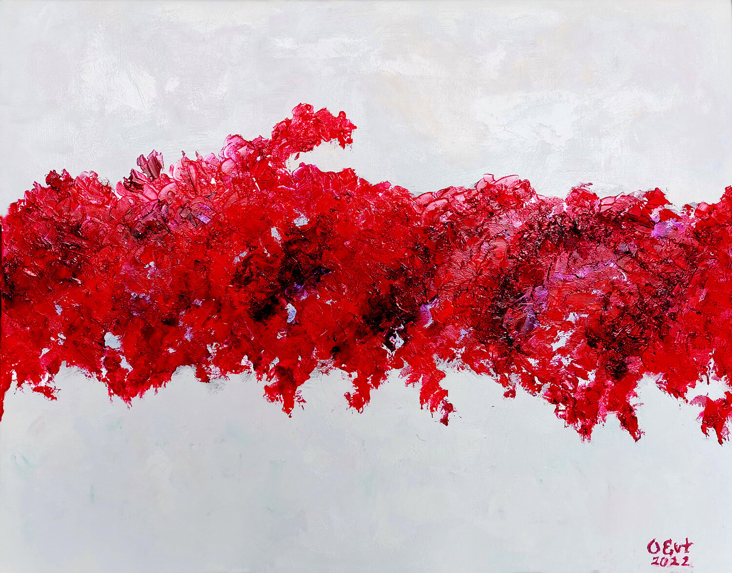 Bougainvillea full of hope Oksana Siciliana Originalgemälde zu verkaufen