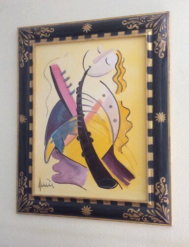 Panflöte von Nicola Quici, Malerei kaufen auf Singulart