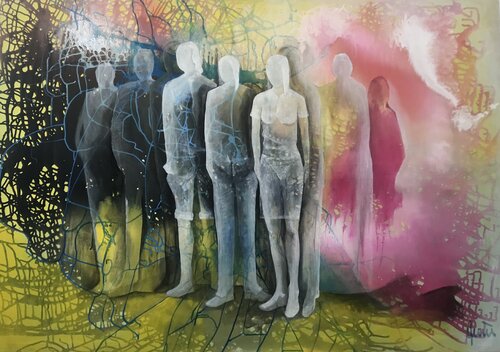 Freunde von Nicola Quici, Malerei kaufen auf Singulart