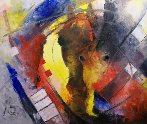 Horses von Nicola Quici, Malerei kaufen auf Singulart