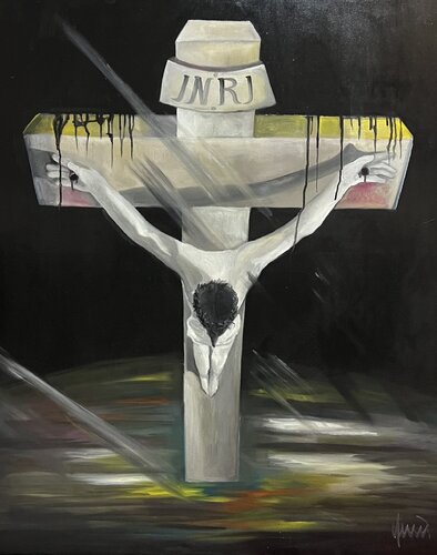 Christus in the world von Nicola Quici, Malerei kaufen auf Singulart
