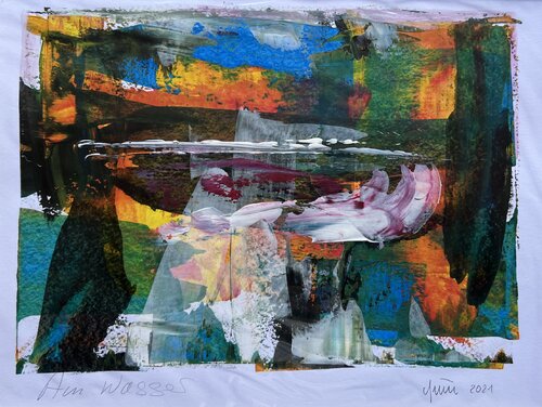 Am Wasser von Nicola Quici, Werk auf Papier kaufen auf Singulart