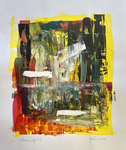 Wasserfall von Nicola Quici, Werk auf Papier kaufen auf Singulart