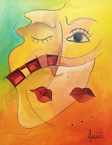 Pompadour von Nicola Quici, Malerei kaufen auf Singulart