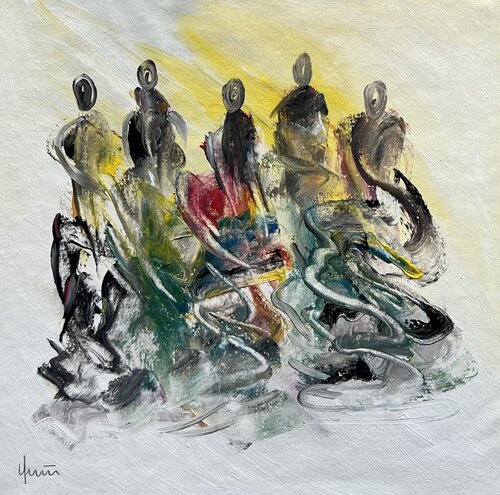 Il Ballo del sud von Nicola Quici, Werk auf Papier kaufen auf Singulart