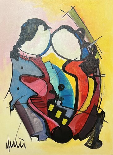 Dialog von Nicola Quici, Malerei kaufen auf Singulart