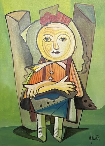 Sitzende Knabe de Nicola Quici, Pintura a la venta en Singulart