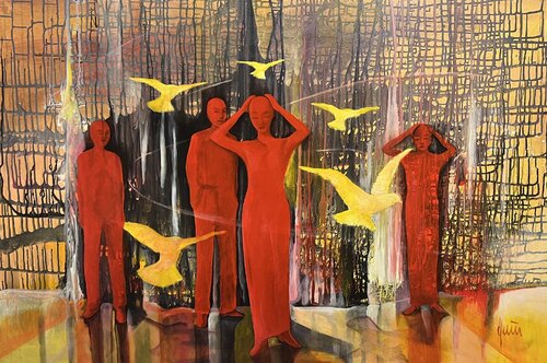 Intellektualiisten di Nicola Quici, Pittura in vendita su Singulart