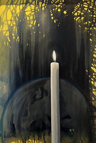 A Candle for the world von Nicola Quici, Malerei kaufen auf Singulart