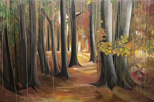 Herbstwald von Nicola Quici, Malerei kaufen auf Singulart