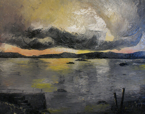Northern Scotland Impression van Nicola Quici, Schilderij te koop op Singulart