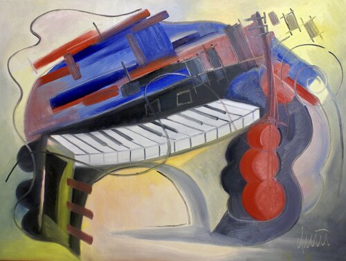 Concerto A von Nicola Quici, Malerei kaufen auf Singulart