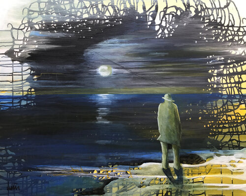 L ´uomo e il mare von Nicola Quici, Malerei kaufen auf Singulart