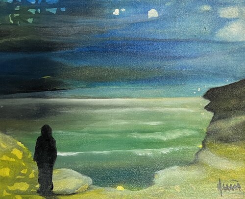 L `alba di Nicola Quici, Pittura in vendita su Singulart