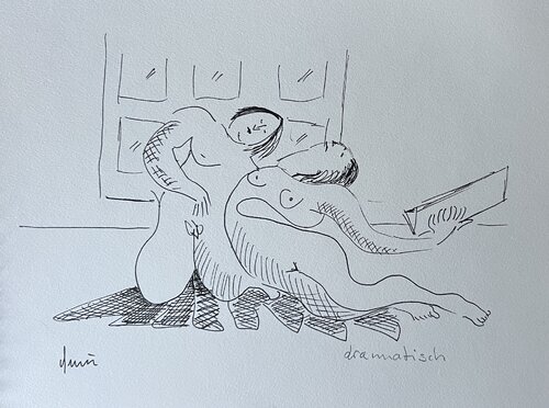 Dramatisch par Nicola Quici, Dessin en vente sur Singulart