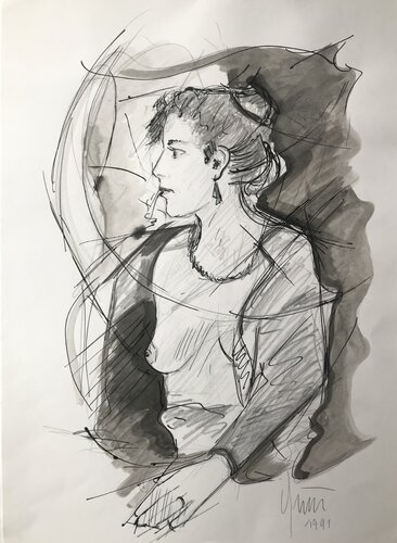 Porträt di Nicola Quici, Disegno in vendita su Singulart