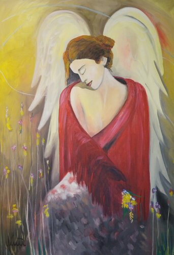 Angel of silence di Nicola Quici, Pittura in vendita su Singulart