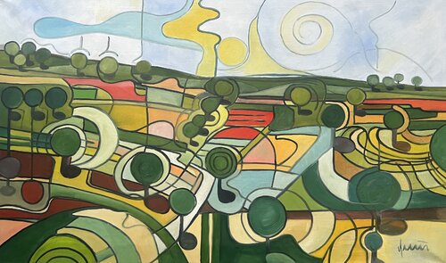 Das versprochene land by Nicola Quici, Painting for Sale on Singulart