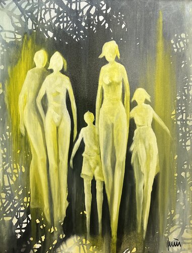 Promenade.  I van Nicola Quici, Schilderij te koop op Singulart