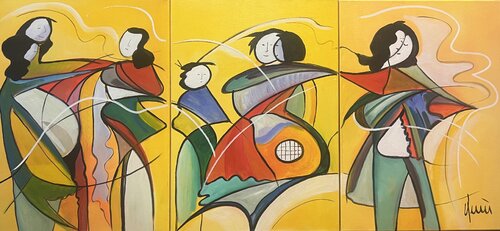 Il Ballo von Nicola Quici, Malerei kaufen auf Singulart