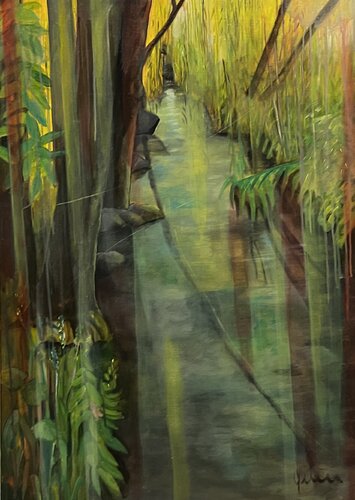 Am Bach van Nicola Quici, Schilderij te koop op Singulart