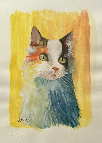 Cat 1 di Nicola Quici, Pittura in vendita su Singulart