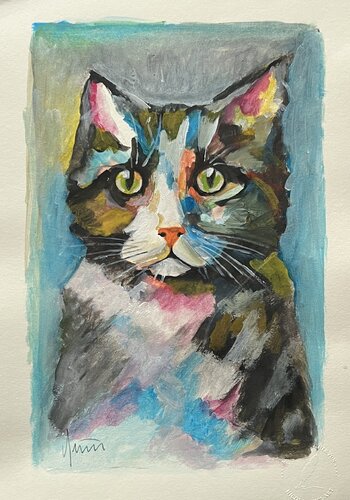 Cat 6 di Nicola Quici, Pittura in vendita su Singulart
